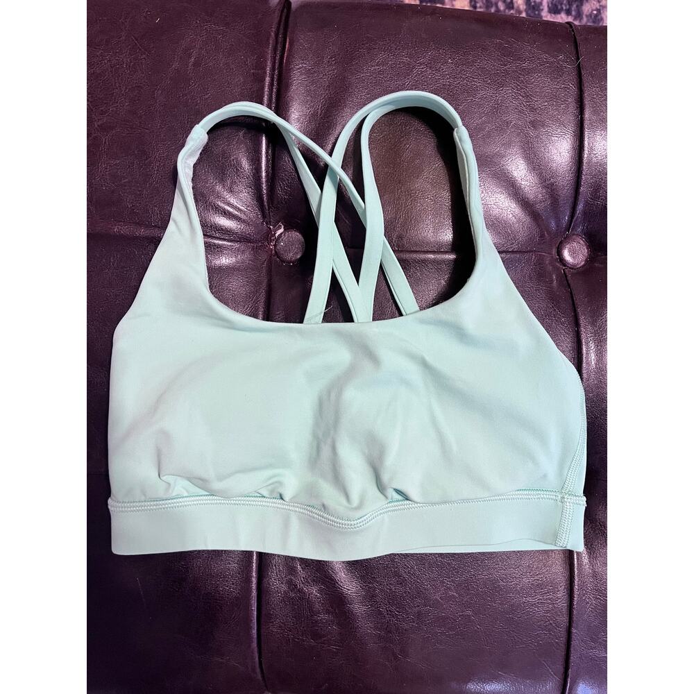 Lululemon All Sport Bra 3 Strap green NWOT size 2